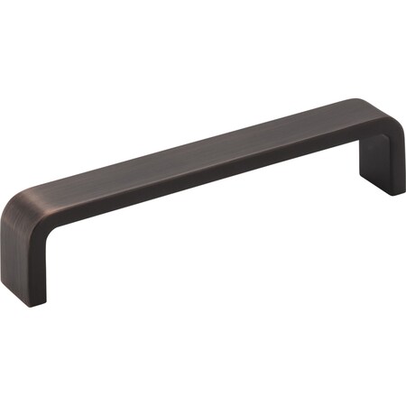 Elements 128 mm Center-to-Center Brushed Oil Rubbed Bronze Square Asher Cabinet Pull 193-128DBAC